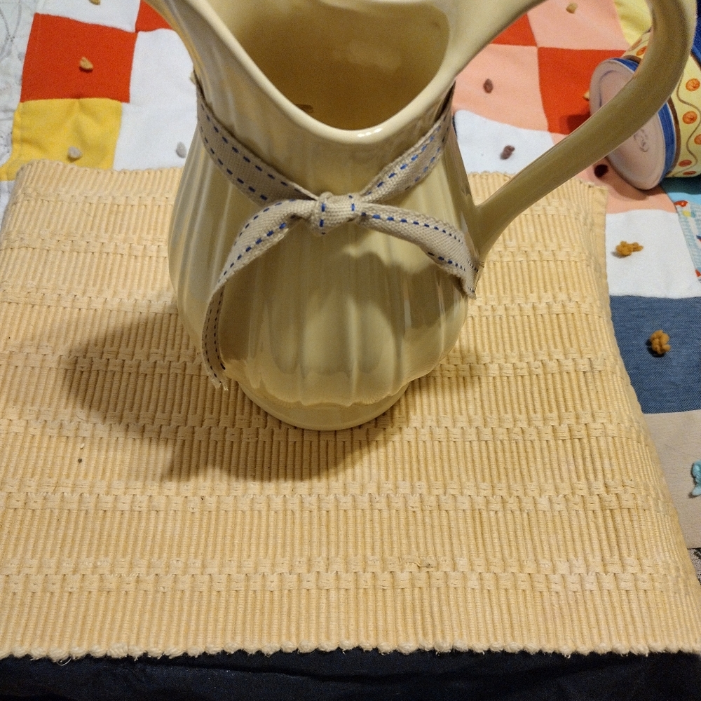 Vintage water pitcher